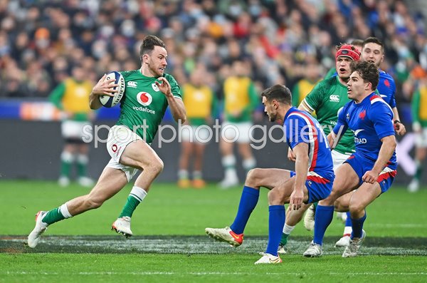 Hugo Keenan Ireland v France Paris Six Nations 2022