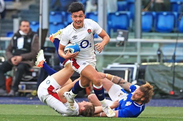 Marcus Smith England scores v Italy Rome Six Nations 2022