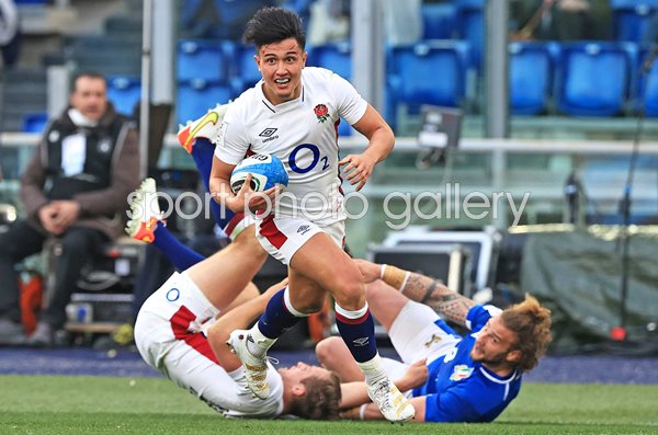 Marcus Smith England scores v Italy Rome Six Nations 2022