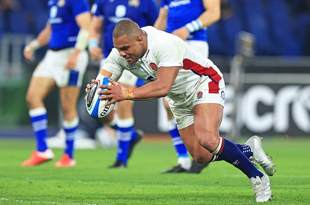  Kyle Sinckler England scores v Italy Rome Six Nations 2022