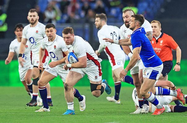 Sam Simmonds England breaks v Italy Rome Six Nations 2022