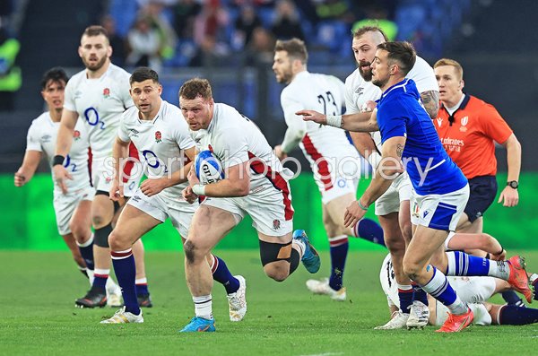 Sam Simmonds England breaks v Italy Rome Six Nations 2022