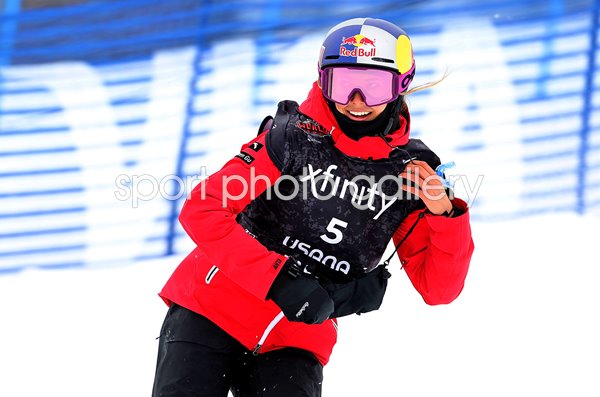 Eileen Gu China wins Freeski Slopestyle Aspen Colorado 2021