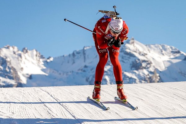 Johannes Thingnes Boe Norway wins Biathlon Sprint Gold France 2013