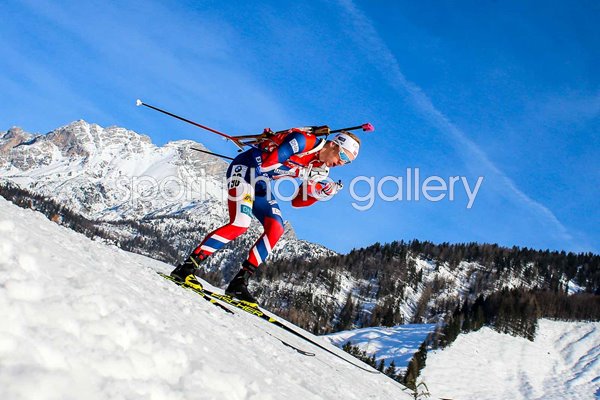 Johannes Thingnes Boe Norway Biathlon Sprint Austria 2017