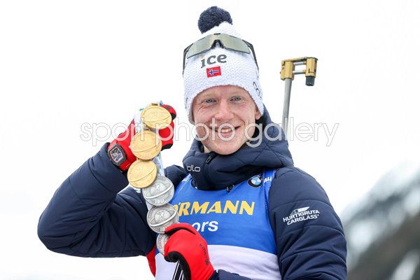 Johannes Thingnes Boe Norway Golds IBU World Championships Italy 2020