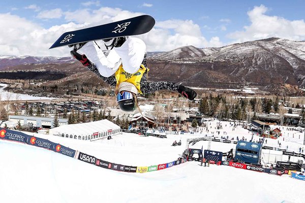 Chloe Kim USA Women's Snowboarding Halfpipe World Cup Aspen 2021