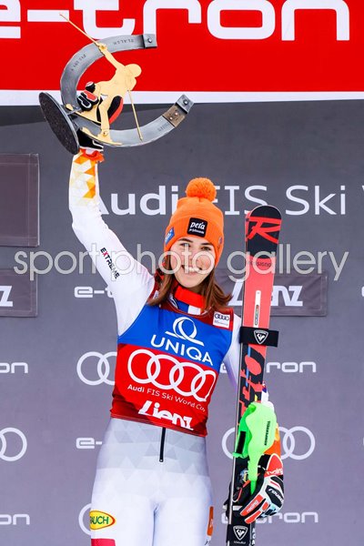 Petra Vlhova Slovakia wins Alpine Ski World Cup Slalom Austria 2021