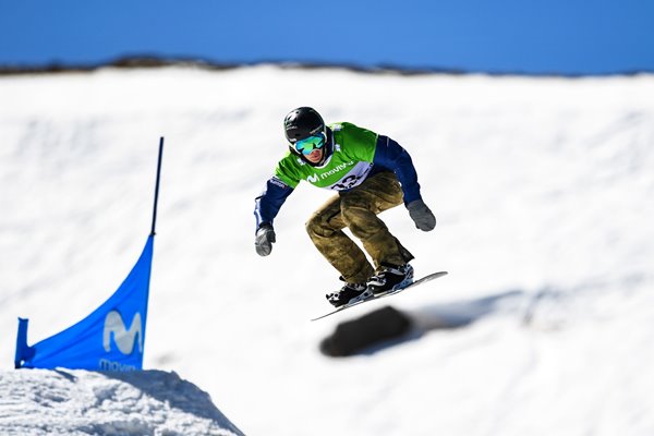 Lindsey Jacobellis USA Snowboard Cross Final Worlds Spain 2017  