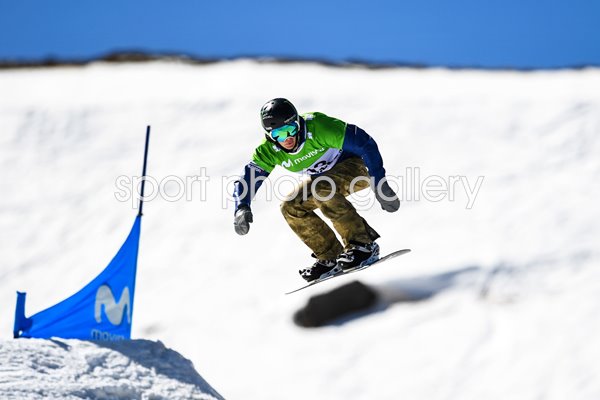 Lindsey Jacobellis USA Snowboard Cross Final Worlds Spain 2017  