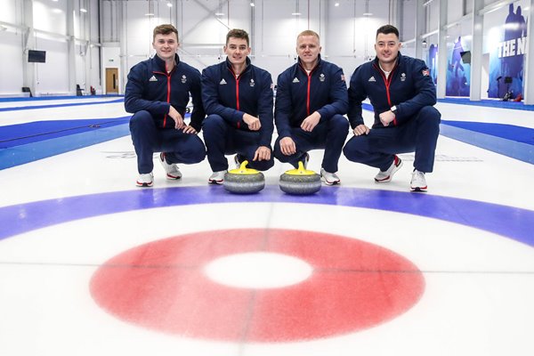 Bruce Mouat, Grant Hardie, Bobby Lammie & Hammy McMillan Great Britain Curling 2021