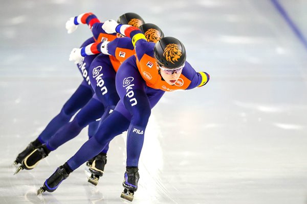 Antoinette de Jong Netherlands Team Pursuit European Speed Skating 2020