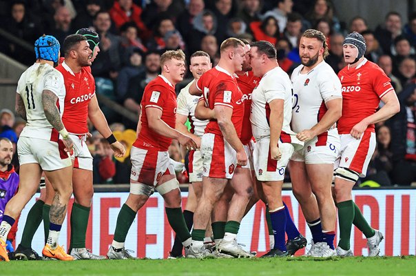 Jamie George England v Dewi Lake Wales Six Nations 2022