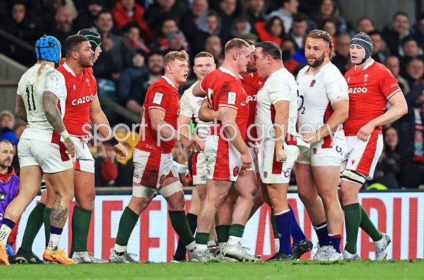 Jamie George England v Dewi Lake Wales Six Nations 2022