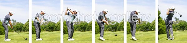 Louis Oosthuizen South Africa 6 Stage Swing Sequence Collage