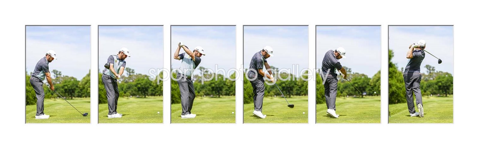 Louis Oosthuizen South Africa 6 Stage Swing Sequence Collage