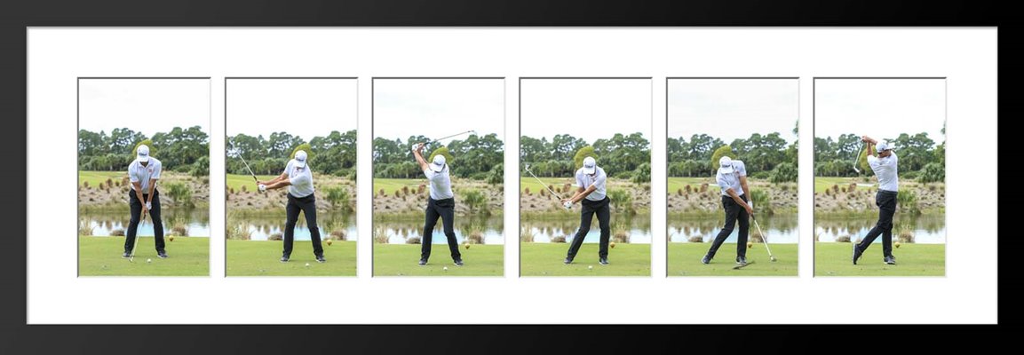 Adam Scott Face On Six Stage Swing Sequence Collage