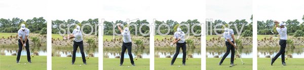 Adam Scott Face On Six Stage Swing Sequence Collage