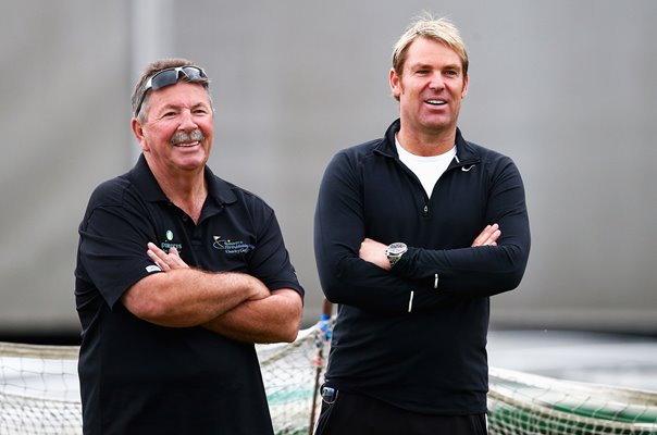 Rod Marsh and Shane Warne Australia Manchester Ashes 2013