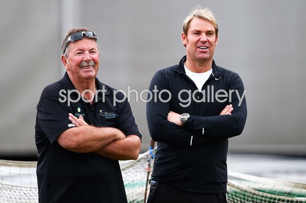 Rod Marsh and Shane Warne Australia Manchester Ashes 2013