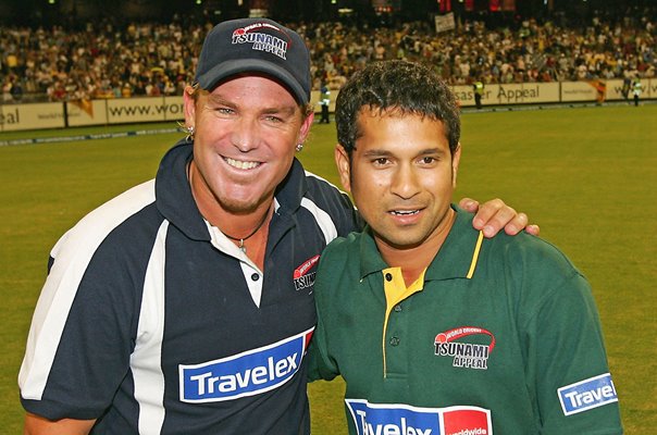 Shane Warne Australia & Sachin Tendulkar Indai MCG 2005