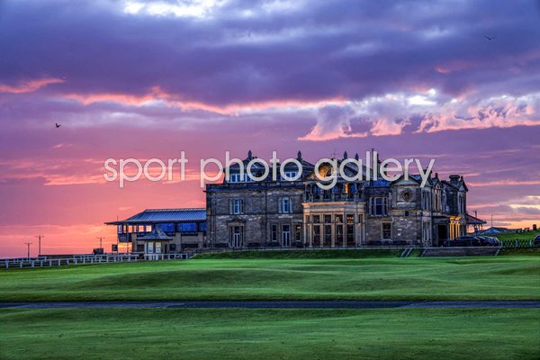 Clubhouse at Sunrise The Old Course St Andrews 