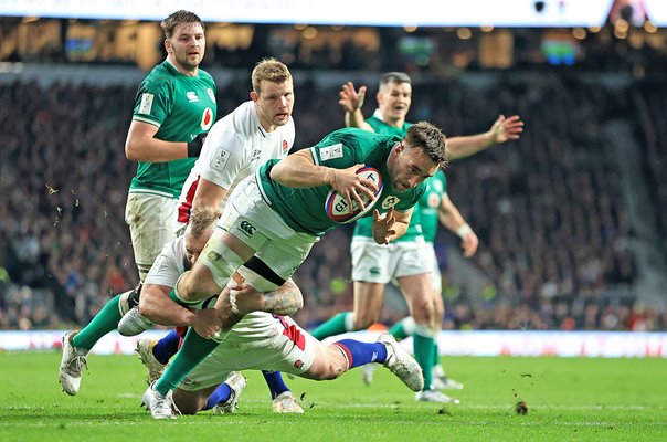 Jack Conan Ireland scores v England Twickenham Six Nations 2022