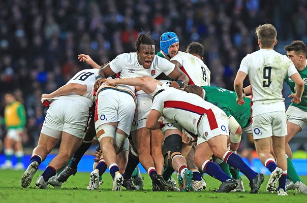 Maro Itoje England v Ireland Twickenham Six Nations 2022