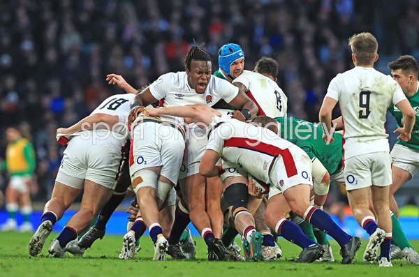 Maro Itoje England v Ireland Twickenham Six Nations 2022