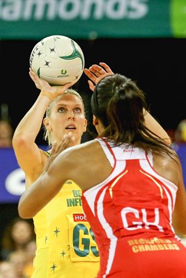 Caitlin Bassett Australia v England 2012 Netball