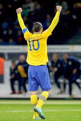 Zlatan Ibrahimovic Sweden celebration