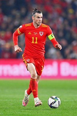 Gareth Bale Wales v Austria World Cup Qualifier Cardiff 2022