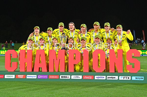 Australia Women's Cricket World Champions Christchurch 2022