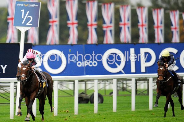 Frankel wins Champions Stakes Ascot 2012