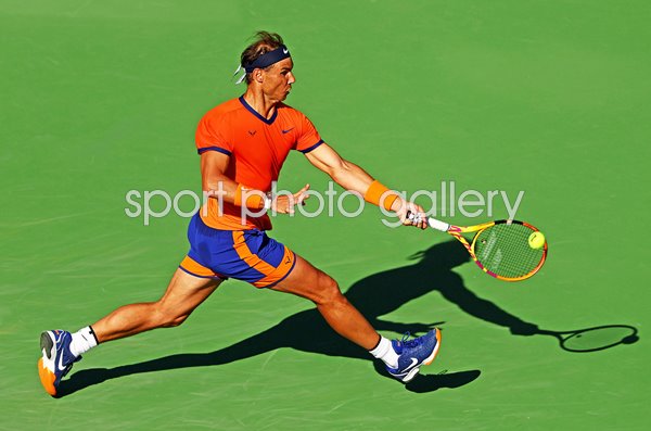 Rafael Nadal Spain BNP Paribas Open Forehand Indian Wells 2022