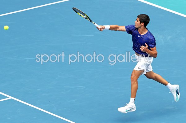 Carlos Alcaraz Spain Forehand Miami Open Final 2022