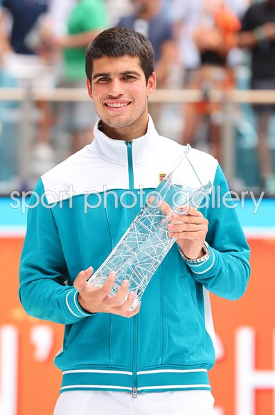 Carlos Alcaraz Spain Miami Open Champion 2022