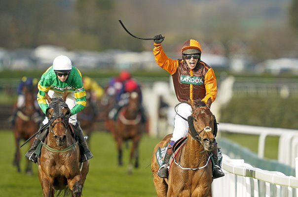 Sam Waley-Cohen celebrates Grand National win 2022