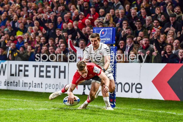 Ethan McIlroy Ulster scores v Toulouse Last 16 Champions Cup 2022