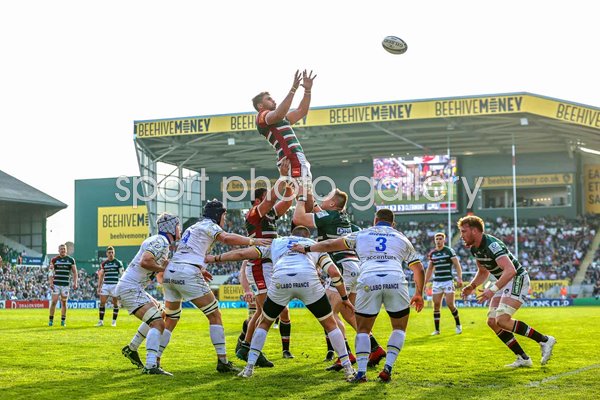 Eli Snyman Leicester Tigers v Clermont Auvergne Last 16 Champions Cup 2022