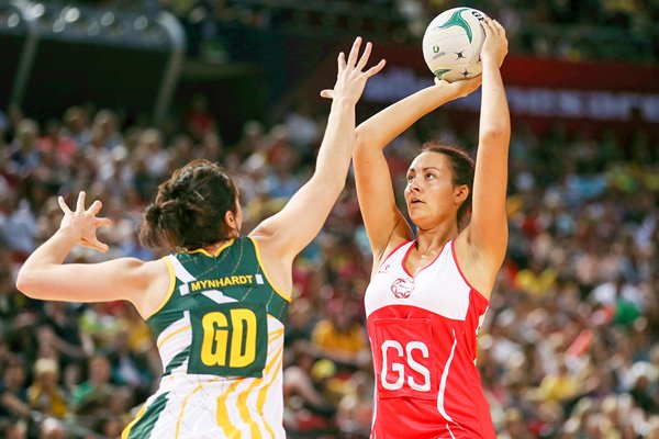 Rosie Allison England v South Africa Netball 2012 