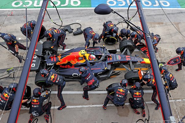 Sergio Perez Red Bull Pitstop F1 Grand Prix Imola 2022