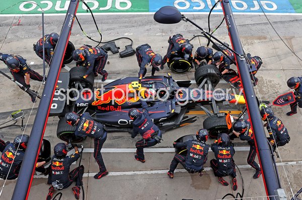 Sergio Perez Red Bull Pitstop F1 Grand Prix Imola 2022