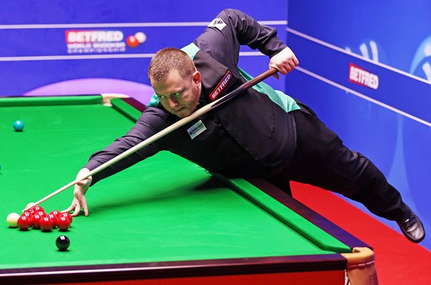 Mark Allen of Northern Ireland World Snooker Crucible 2022