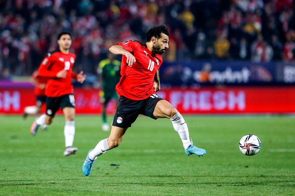 Mohamed Salah Egypt v Senegal World Cup Qualifier Cairo 2022