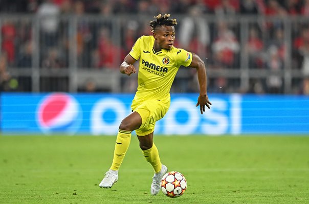 Samu Chukwueze Villareal v Bayern Quarter Final Champions League 2022