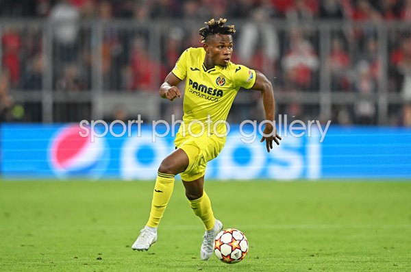 Samu Chukwueze Villareal v Bayern Quarter Final Champions League 2022