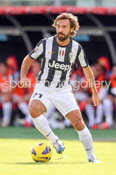 Andrea Pirlo of Juventus v Calcio Catania