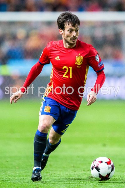 David Silva Spain v Israel World Cup Qualifier Gijon 2017
