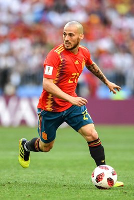 David Silva Spain v Russia World Cup Moscow 2018